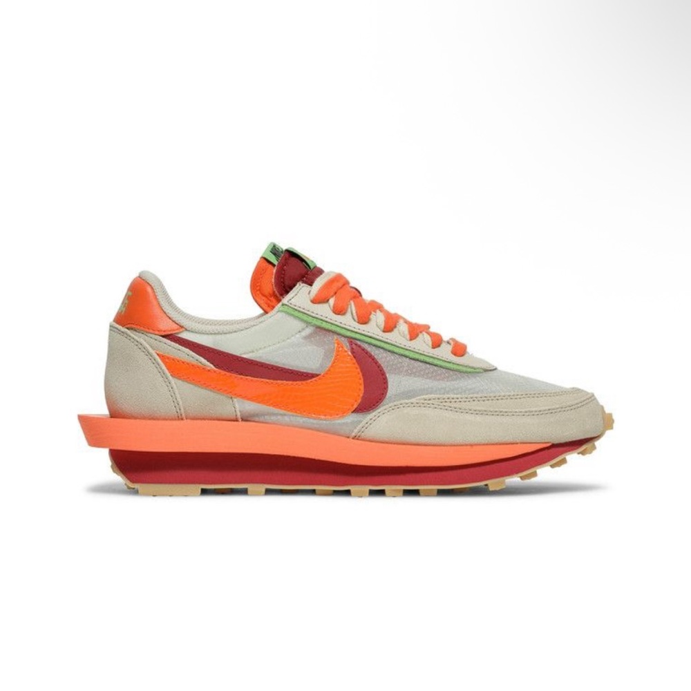 Sacai x Clot x LDWaffle 'Net Orange Blaze'